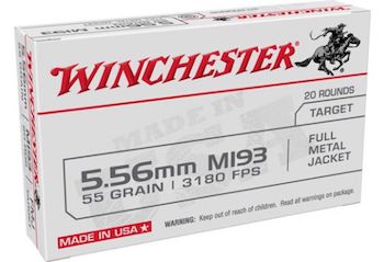 Winchester 556 M193 ammunition